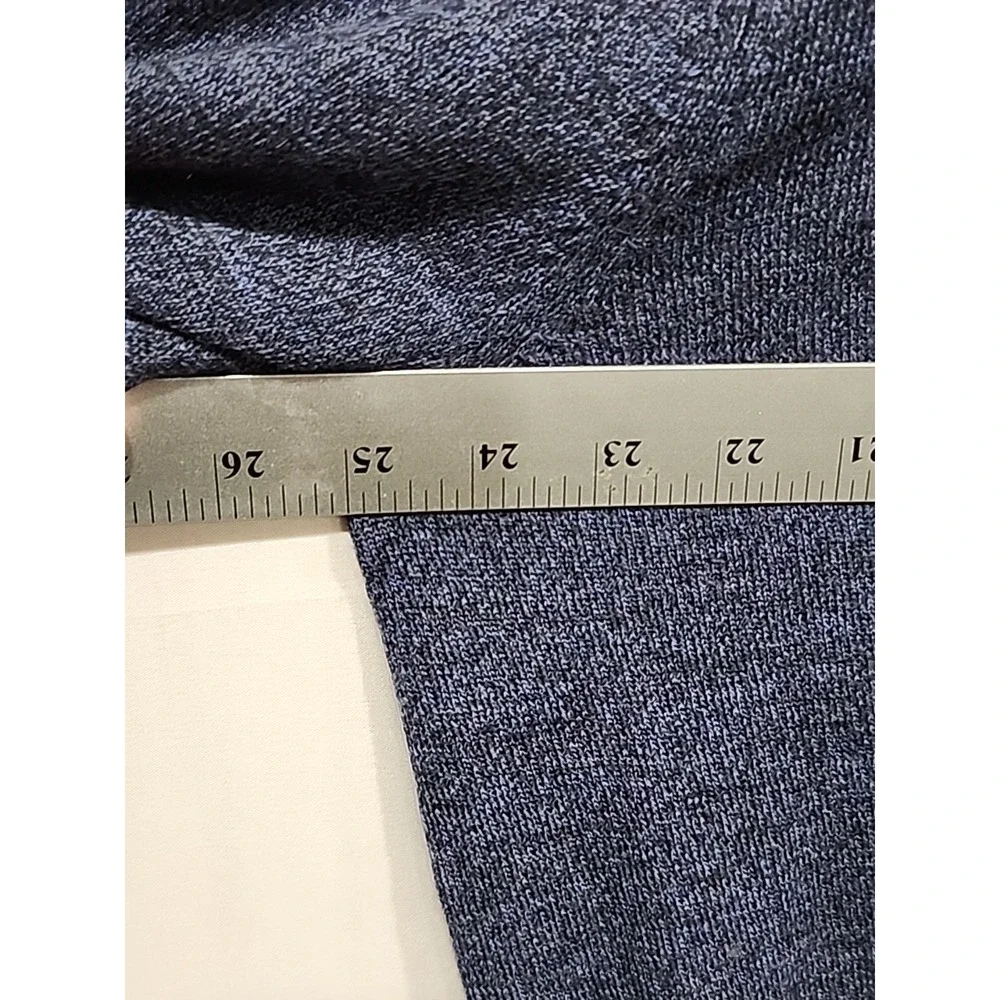 Turnbury NWT Extra Fine Merino Wool Sweater Mens XL Dark Blue Round Neck Soft‎